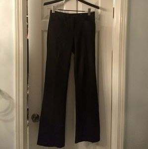 Express Black/White Pinstripe Trouser Dress Pants